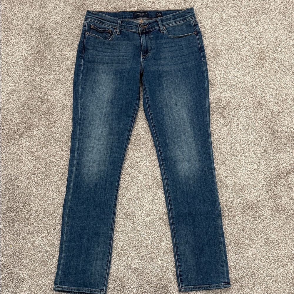 Lucky Brand Mid rise Straight Sweet Dark Blue Jeans